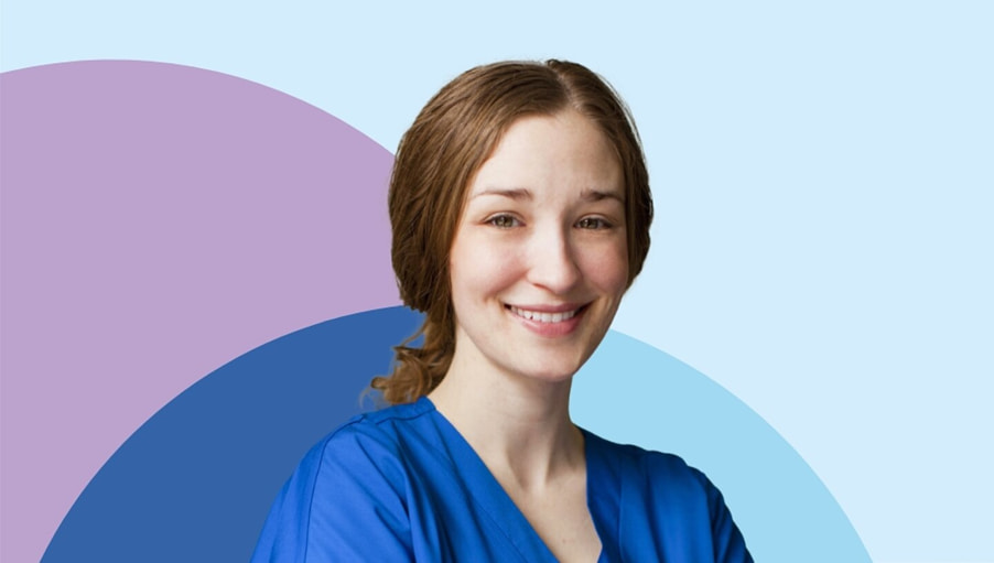 Junge Krankenschwester